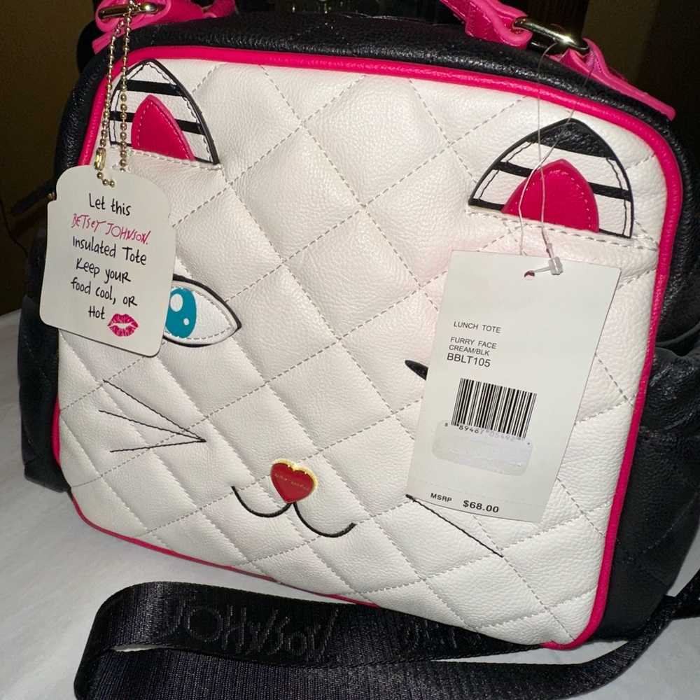 Betsey Johnson Quilted LunchBox - Cat